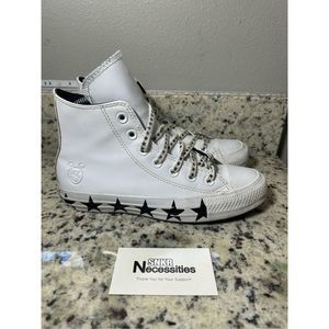 CONVERSE WOMEN'S CTAS HI 563719C sneakers shoes white black disney SIZE 6 US